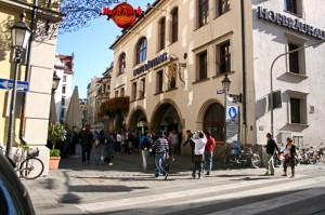 Das Hofbräuhaus in München